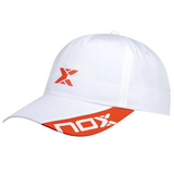 Casquette Nox Blanc Rouge 3q - Esprit Padel Shop