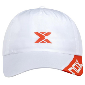 Casquette Nox Blanc Rouge Face - Esprit Padel Shop