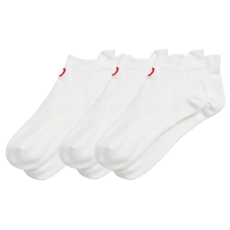 Chaussettes Wilson Ankle Tab Blanc X3 - Esprit Padel Shop