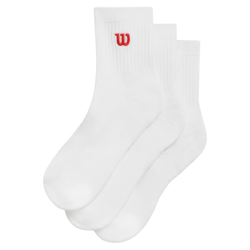 Chaussettes Wilson Quarter Top Blanc x3 - Esprit Padel Shop