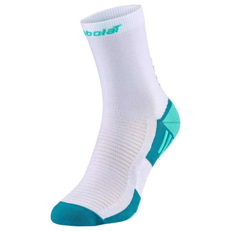 Chaussettes Babolat Mid Calf vert - Esprit Padel Shop
