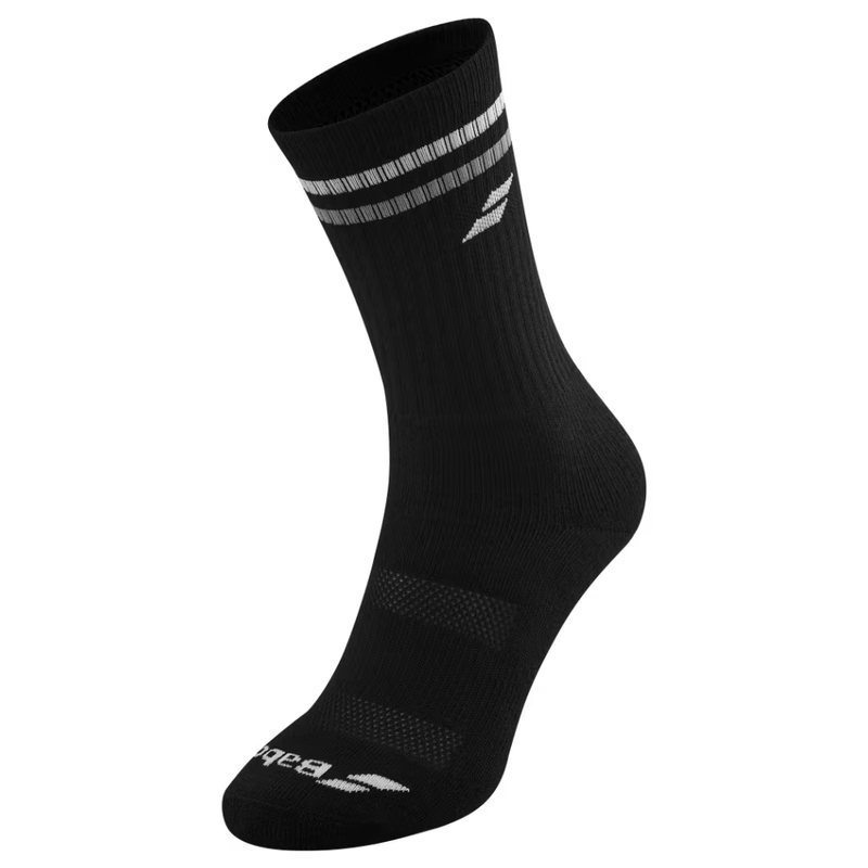 Chaussettes Babolat Single Socks Noir - Esprit Padel Shop