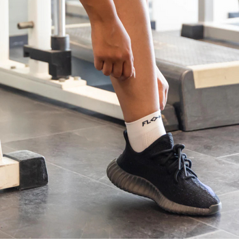 Chaussettes de Compression Floky Multisport Blanc - Esprit Padel Shop