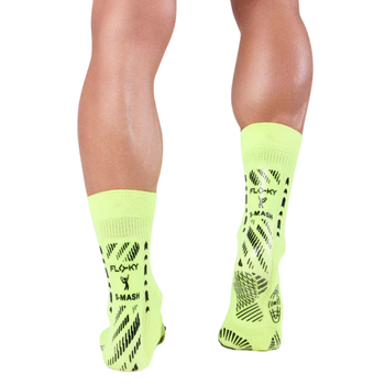 Chaussettes de compression Floky S-Mash 3D Jaune - Esprit Padel Shop