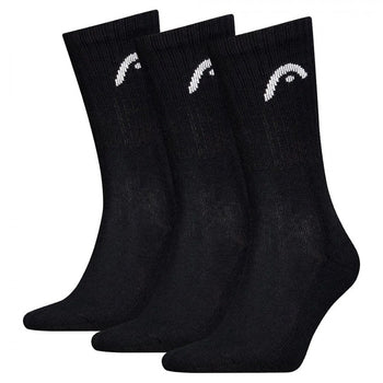 Chaussettes Head 3P Club Noir - Esprit Padel Shop