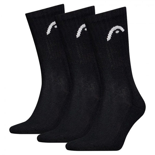 Chaussettes Head 3P Club Noir - Esprit Padel Shop