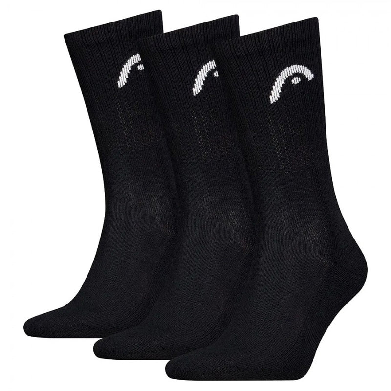 Chaussettes Head 3P Club Noir - Esprit Padel Shop