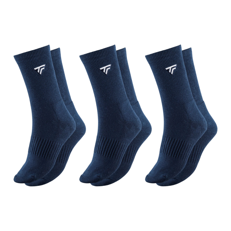 Chaussettes Tecnifibre Classic Bleu Marine x3 - Esprit Padel Shop