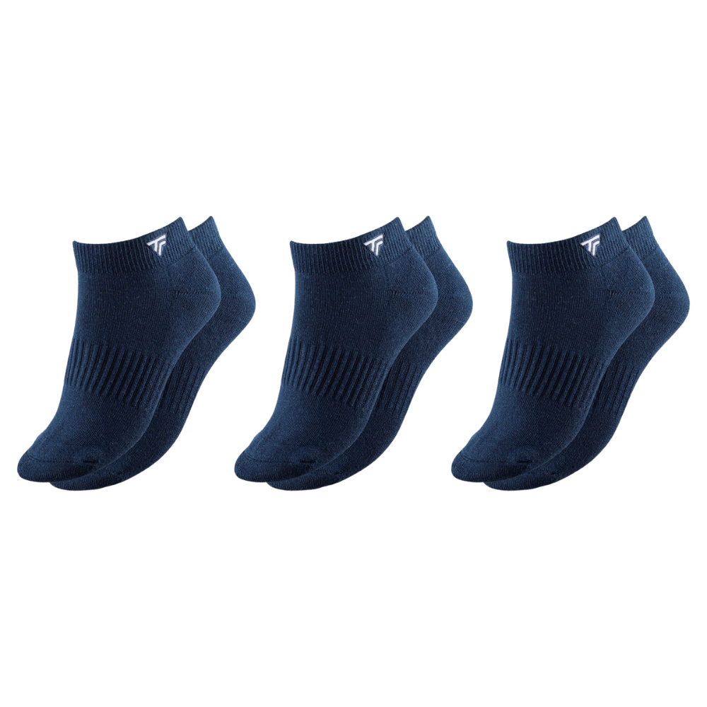 Tecnifibre Low-Cut Navy Blue Socks x3 - Esprit Padel Shop
