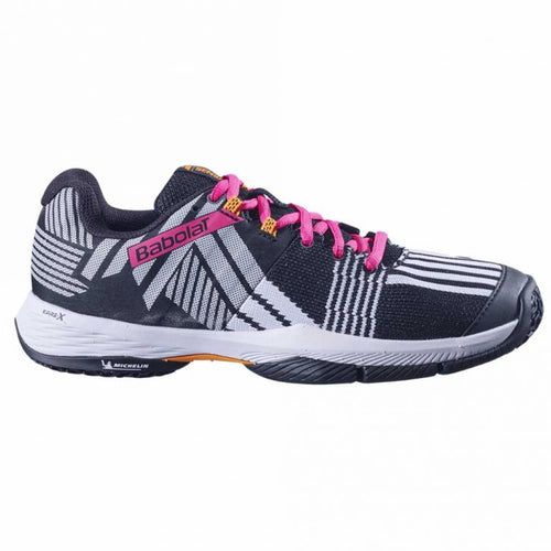 Chaussures de padel Femme Babolat Sensa Noir/Rose - Esprit Padel Shop