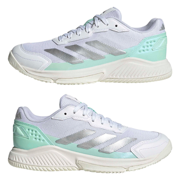 Chaussures de padel Femme Adidas Court Quick Vert/Blanc - Esprit Padel Shop
