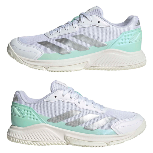 Chaussures de padel Femme Adidas Court Quick Vert/Blanc - Esprit Padel Shop