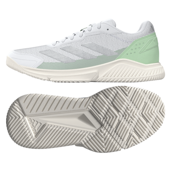 Chaussures de padel Femme Adidas Court Quick Vert/Blanc - Esprit Padel Shop