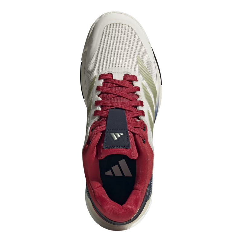 Chaussures de padel Femme Adidas Crazy Quick Boost Blanc/Rouge - Esprit Padel Shop