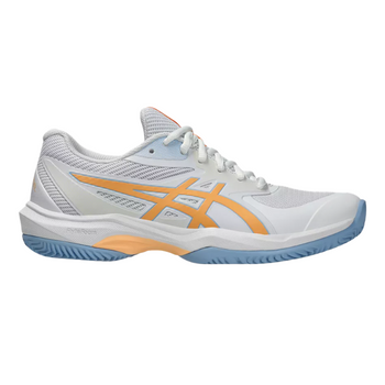 Chaussures de padel Femme Asics Game FF Blanc/Orange - Esprit Padel Shop