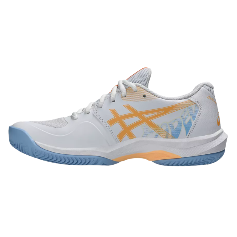 Chaussures de padel Femme Asics Game FF Blanc/Orange - Esprit Padel Shop