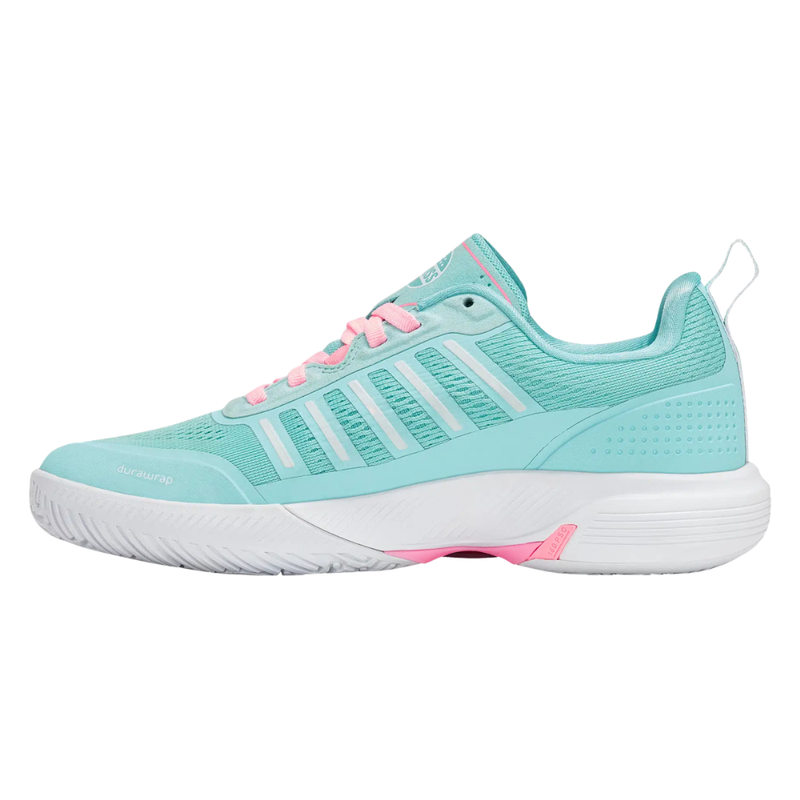 Chaussures de padel Femme K-Swiss Ultra Court Padel Bleu/Rose - Esprit Padel Shop