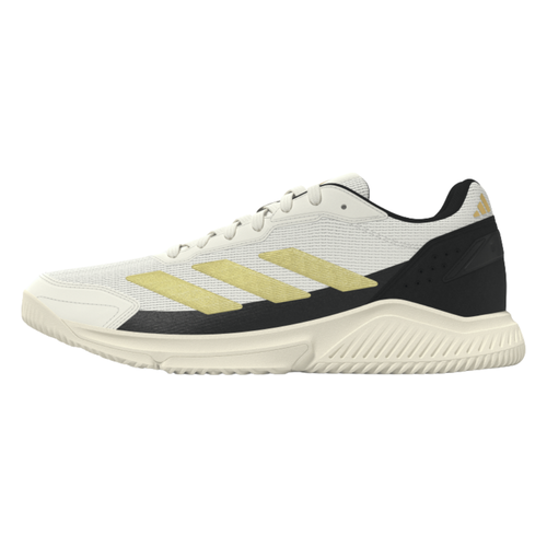 Chaussures de padel Homme Adidas Court Quick Blanc/Gold - Esprit Padel Shop