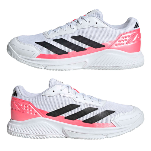 Chaussures de padel Homme Adidas Court Quick Blanc/Rose - Esprit Padel Shop