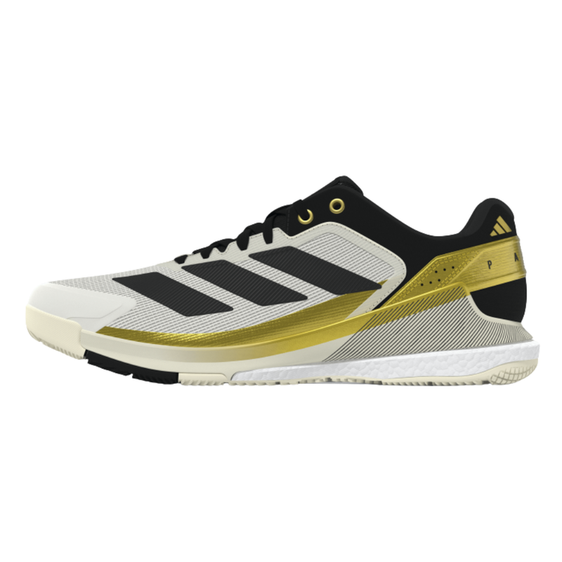 Chaussures de padel Homme Adidas Crazy Quick Boost Blanc/Gold - Esprit Padel Shop
