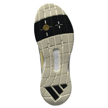 Chaussures de padel Homme Adidas Crazy Quick Boost Blanc/Gold - Esprit Padel Shop