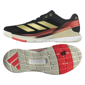 Chaussures de padel Homme Adidas Crazy Quick Boost Noir/Gold - Esprit Padel Shop