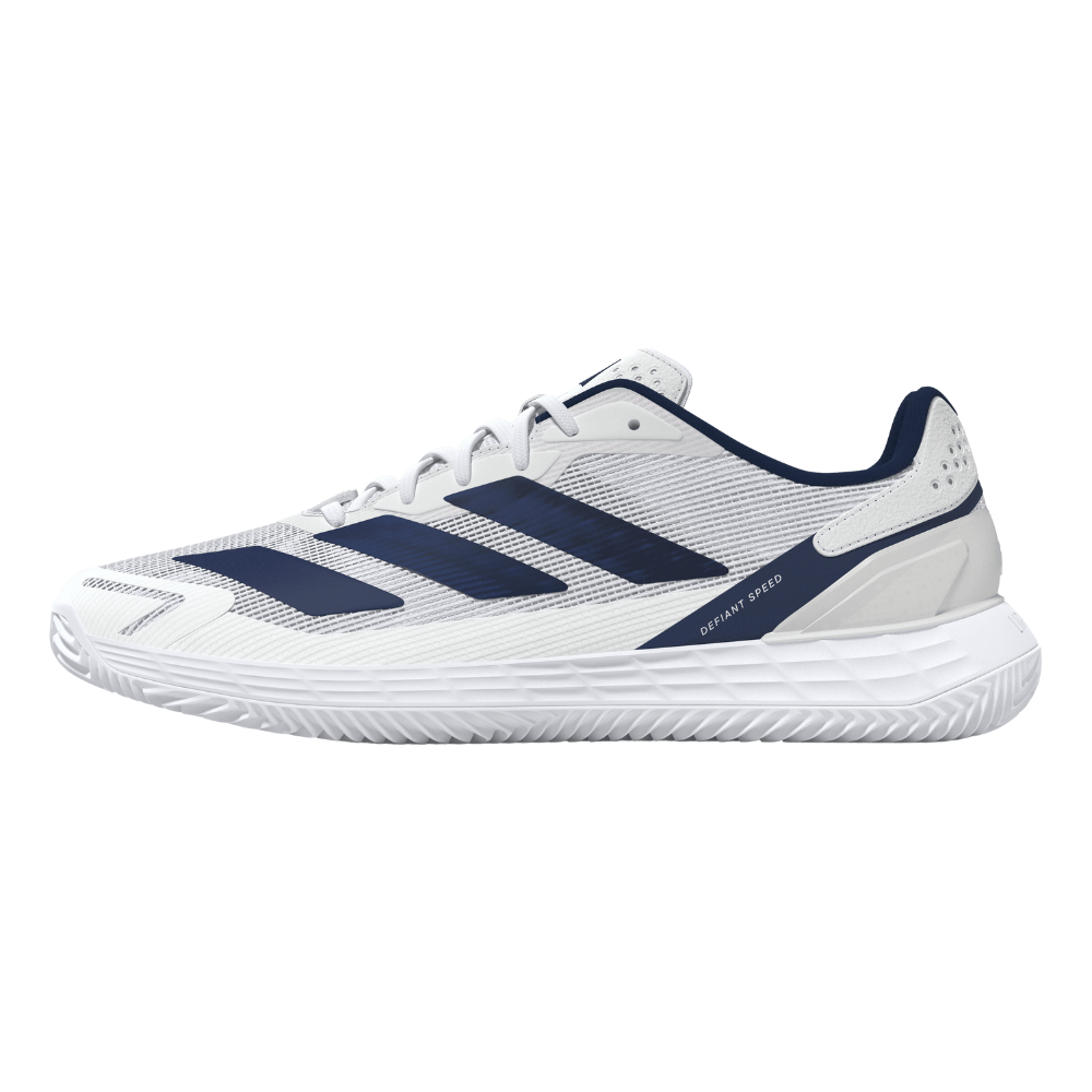 Chaussures de padel Homme Adidaq Defiant Speed 2 Clay Blanc/Bleu - Esprit Padel Shop
