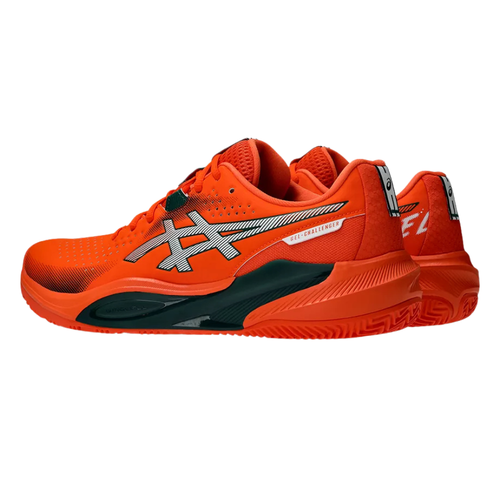 Chaussures de padel Homme Asics Gel Challenger 15 Padel Orange/Vert - Esprit Padel Shop
