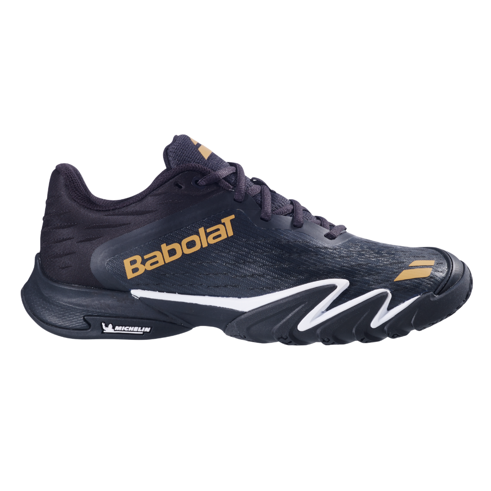 Zapatillas de pádel para hombre Babolat Premura 3 negras/doradas - Esprit Padel Shop