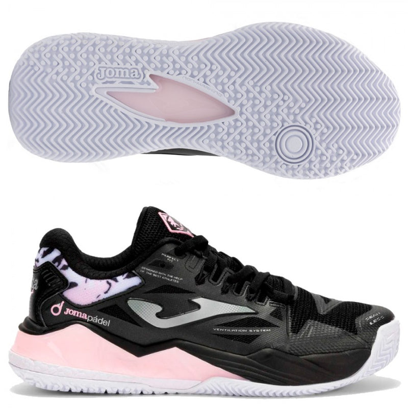 Chaussures de padel Femme Joma Spin Lady Noir 2025 - Esprit Padel Shop