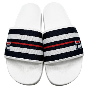 Claquettes Homme Fila Heritage Slide Blanc - Esprit Padel Shop