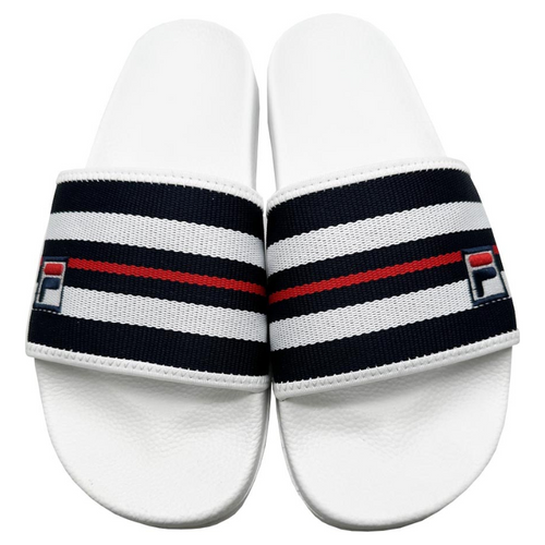 Claquettes Homme Fila Heritage Slide Blanc - Esprit Padel Shop