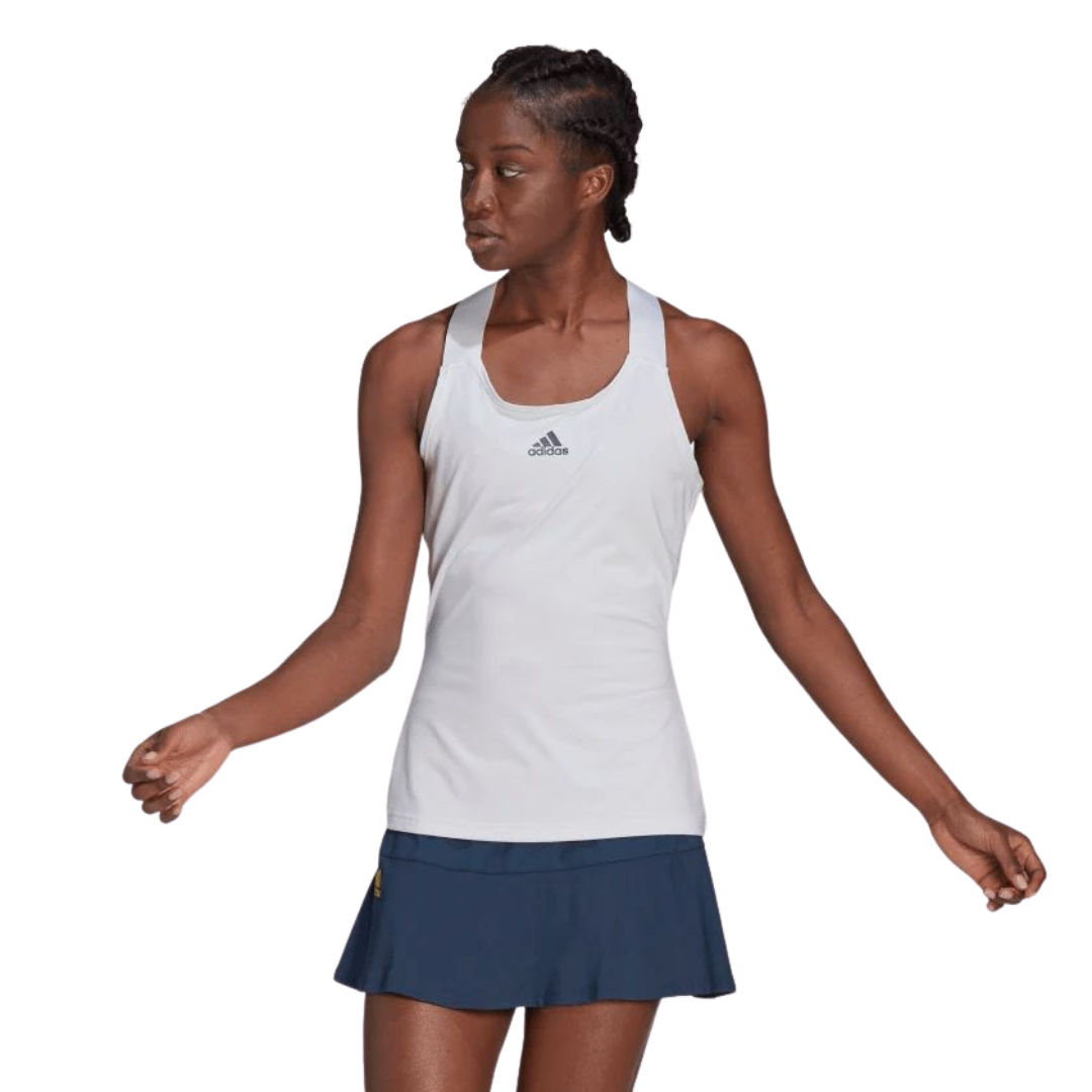 Canotta Adidas Y-Tank Bianco - Esprit Padel Shop