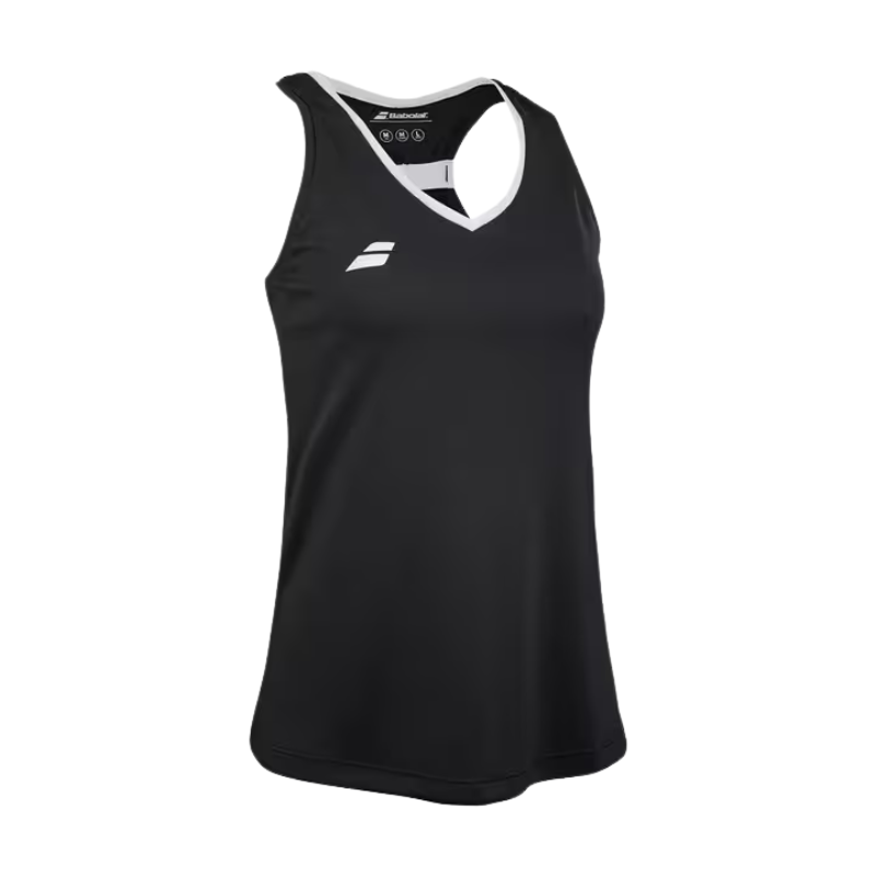 Débardeur Babolat Play Tank Top Noir Femme 2024 - Esprit Padel Shop