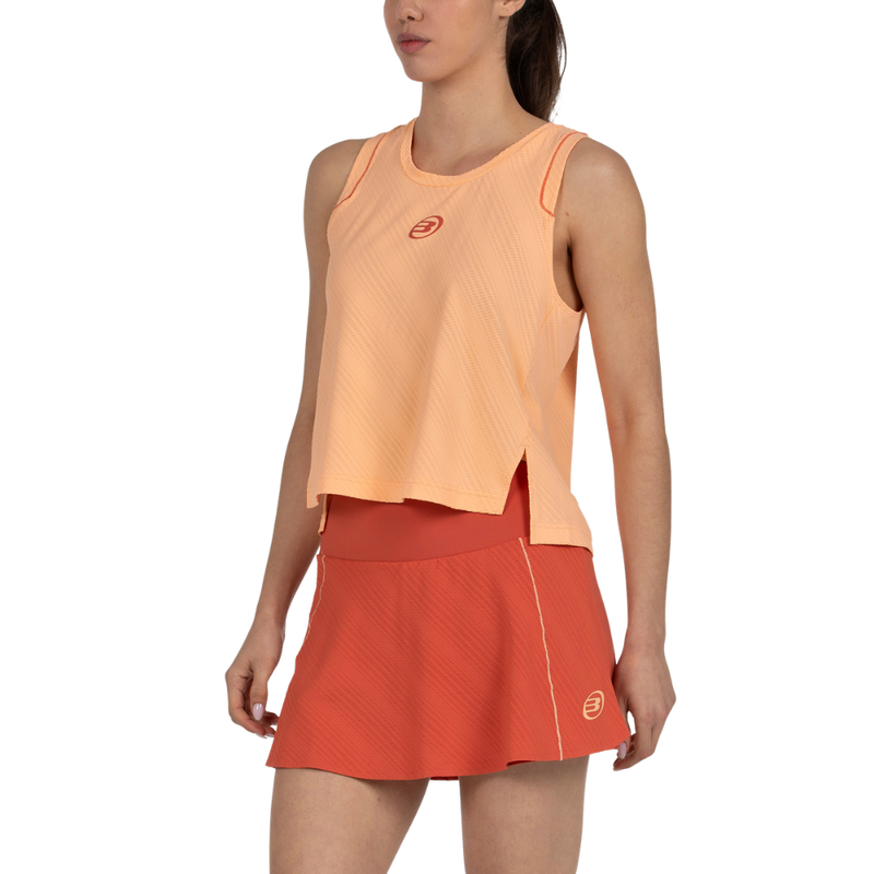 Canotta da donna Bullpadel Amalia arancione chiaro - Esprit Padel Negozio