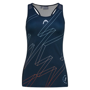 Débardeur Head Play Tech Tank Femme Bleu - Esprit Padel Shop