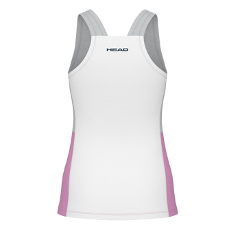 Débardeur Head Play top tank femme rose dos - Esprit Padel Shop
