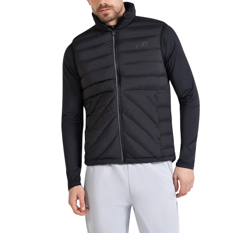 Casaco acolchoado sem mangas Bullpadel Euste Preto - Esprit Padel Shop