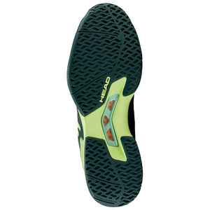 Chaussures de padel Head Sprint Pro 3.5 vert dessous - Esprit Padel Shop