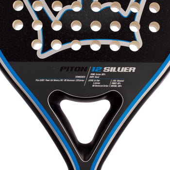 Raquette de padel Black Crown Piton 12 Silver - Esprit Padel Shop