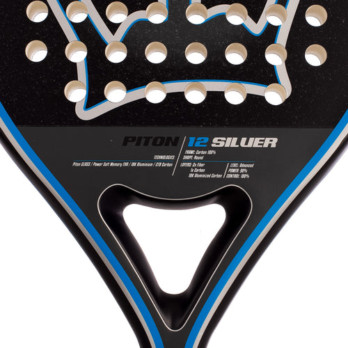 Raquette de padel Black Crown Piton 12 Silver - Esprit Padel Shop