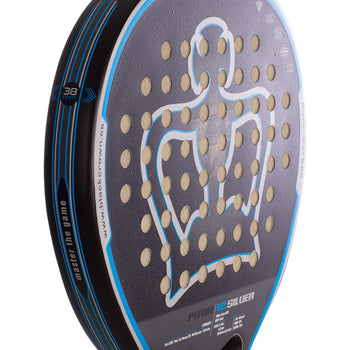 Raquette de padel Black Crown Piton 12 Silver - Esprit Padel Shop