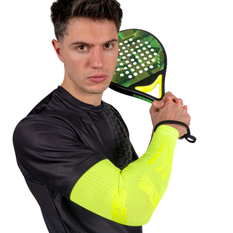 Manchette Floky No Strain Evolution Jaune - Esprit Padel Shop