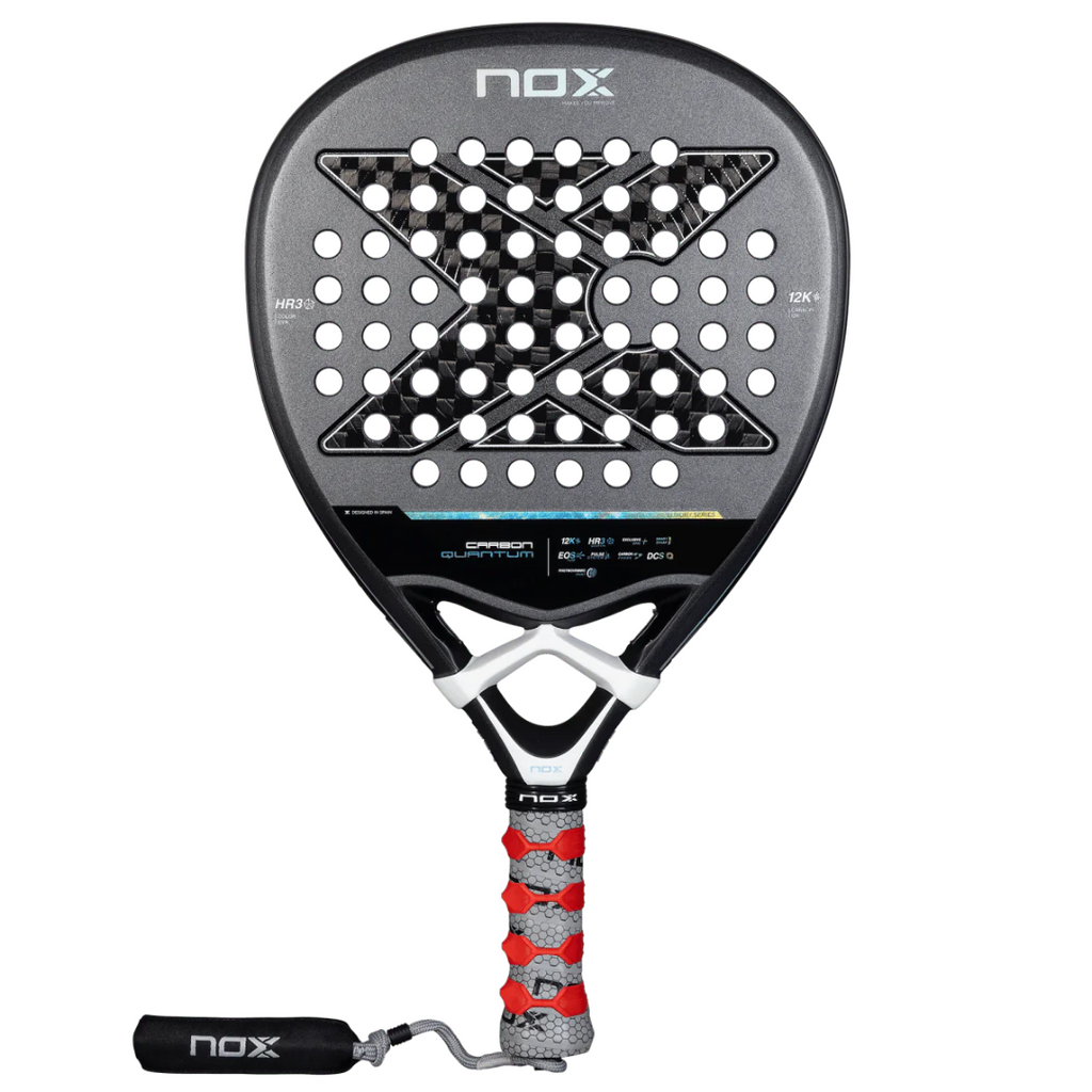 Raquette De Padel En Fibre De Carbone Légère - Taille Et Grip Raquette De Padel En Fibre De Carbone Légère - Taille Et Grip