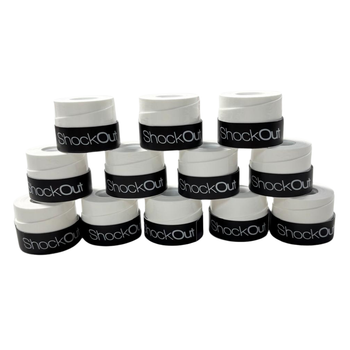 Pack de 12 Surgrips Shockout Feel and Touch Blanc - Esprit Padel Shop