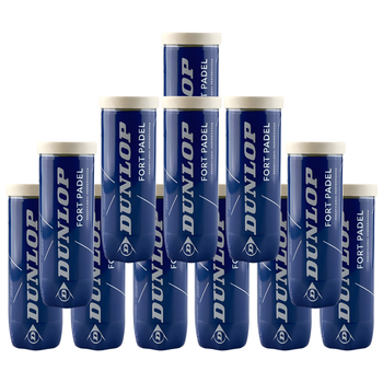 Pack de 12 tubes de balles Dunlop Fort Padel - Esprit Padel Shop
