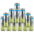 Pack of 12 tubes of Head Padel Pro+ balls