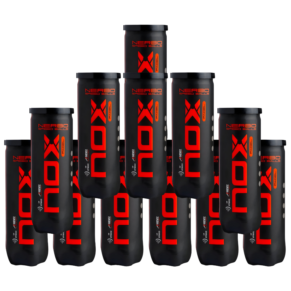 Pack de 12 tubes de balles Nox Nerbo - Esprit Padel Shop