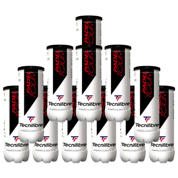 Pack de 12 tubes de balles Tecnifibre Tour - Esprit Padel Shop