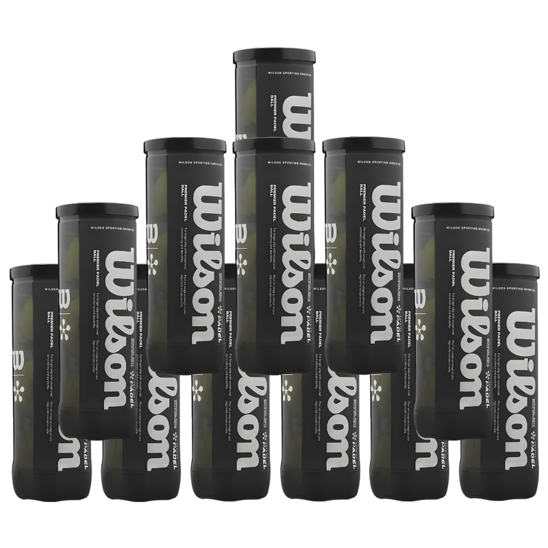 Pack de 12 tubes de balles Wilson Premier Padel - Esprit Padel Shop